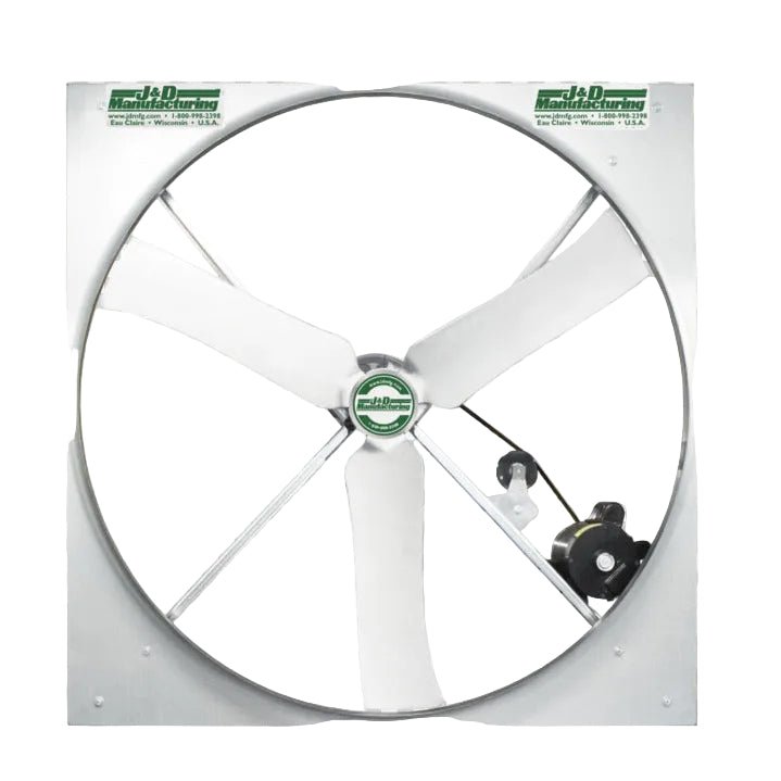 J&D Manufacturing 50" BD 115/230 Panel Fan w/ Cast Aluminum Blades - QC Supply -