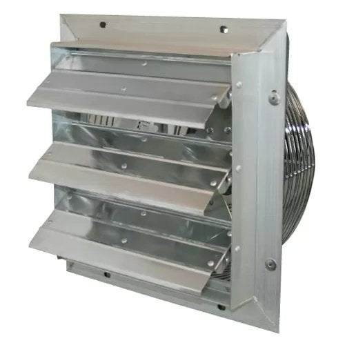 J&D Manufacturing Variable Speed ES Shutter Fan Single Phase No Cord - QC Supply -