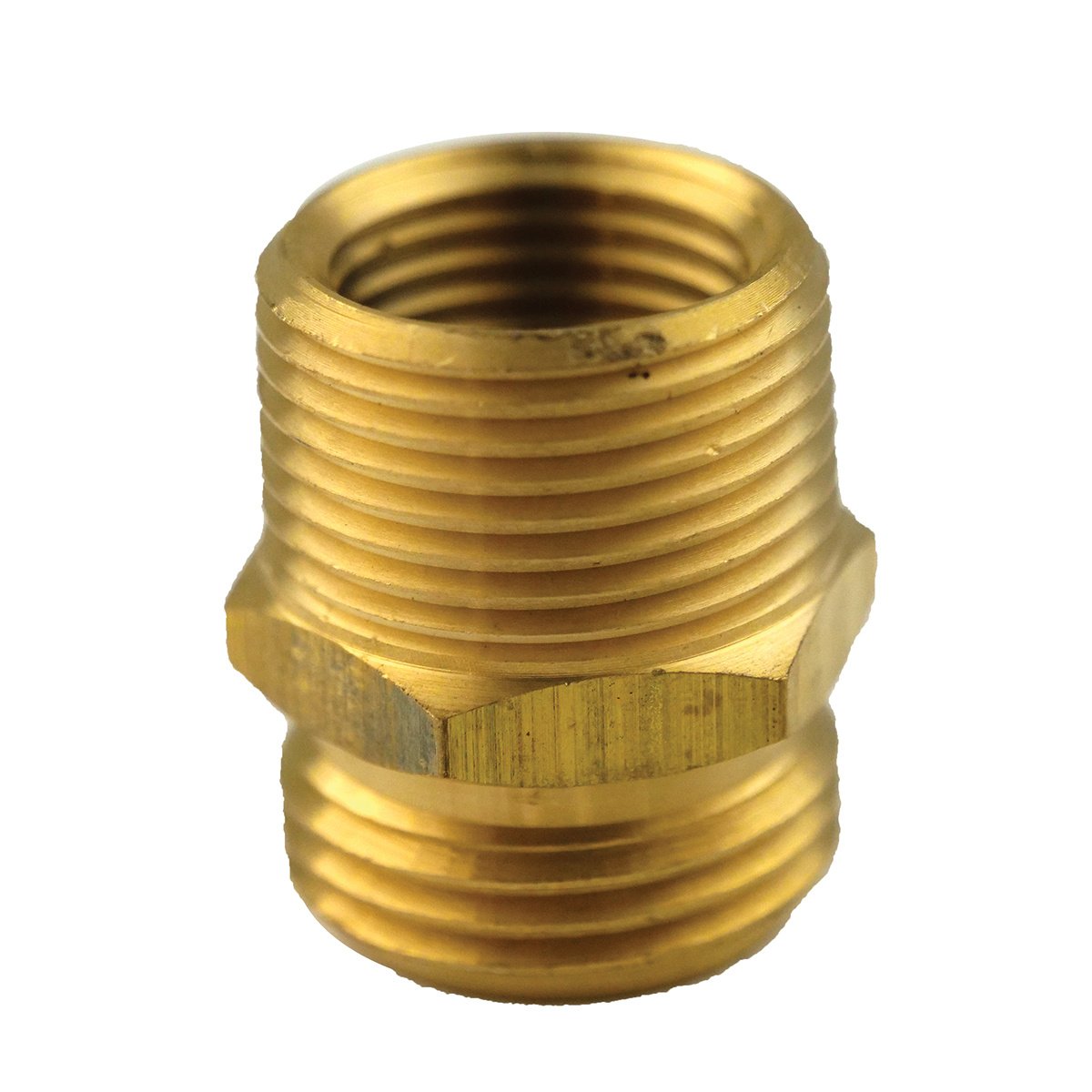 JMF Brass Garden Hose Adapter 3/4" MIP - QC Supply -