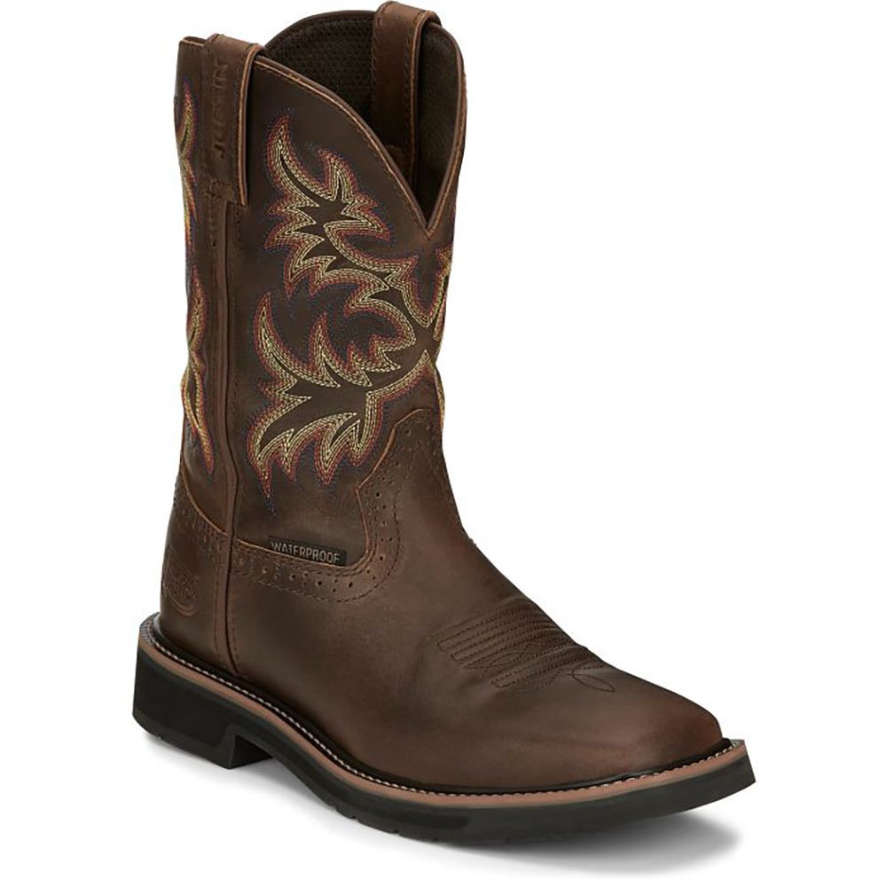 Justin® Driller 11" Waterproof Work Boots - QC Supply -
