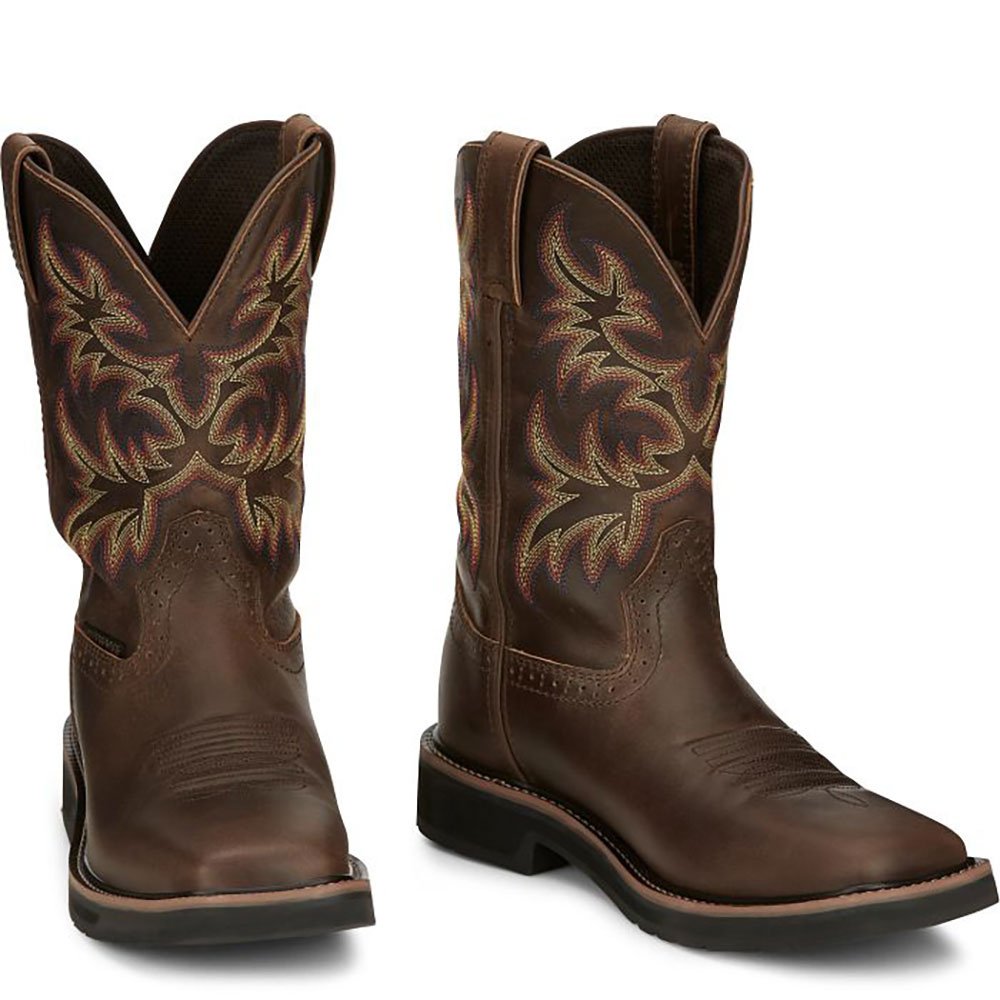 Justin® Driller 11" Waterproof Work Boots - QC Supply -
