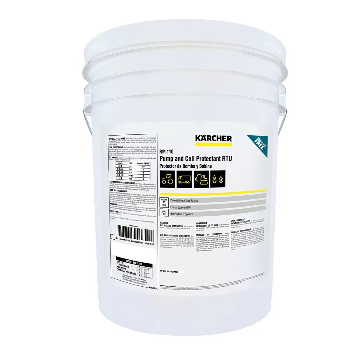 Karcher Pump & Coil Protectant RTU - 5 Gallons - QC Supply -