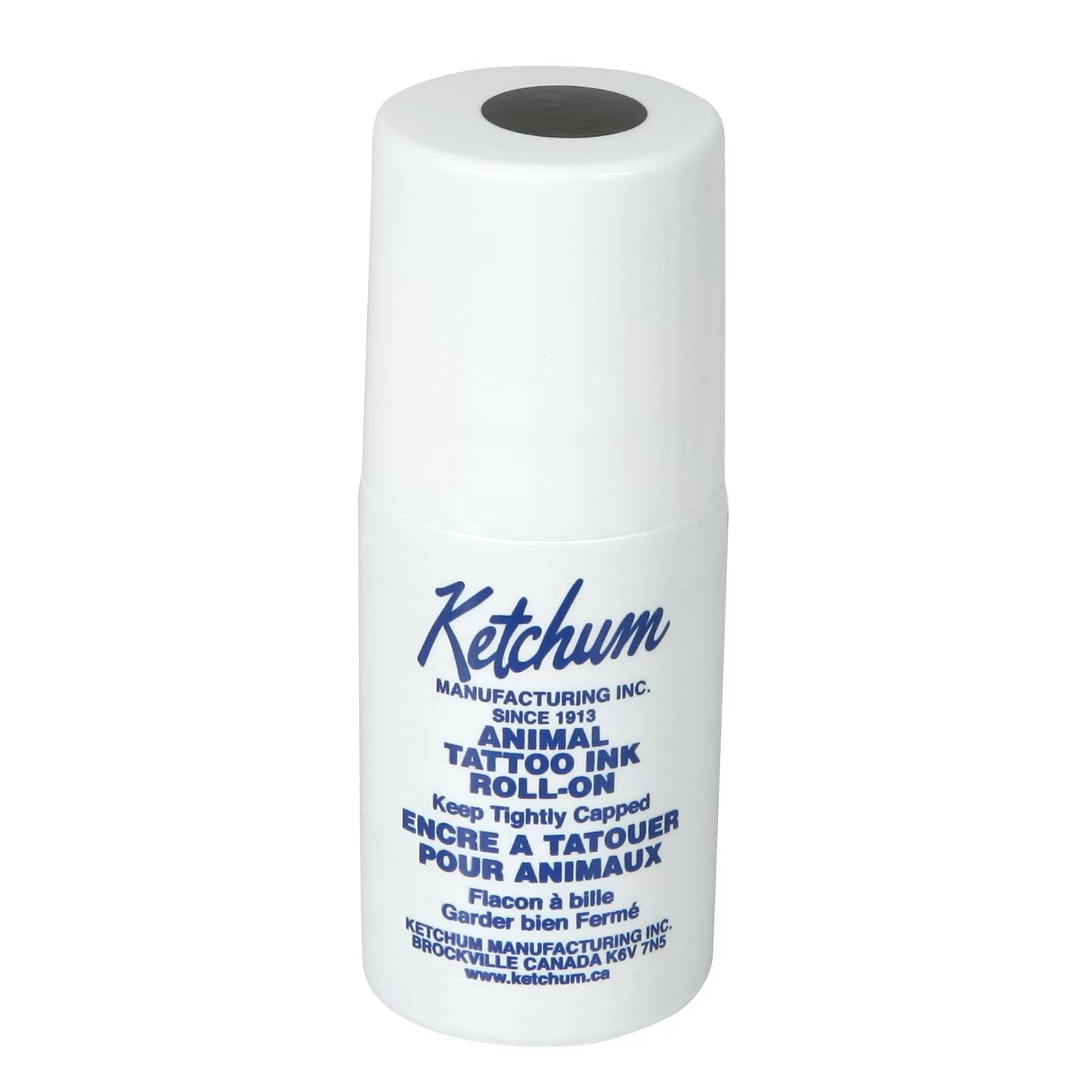 Ketchum Permanent Black Tattoo Roll - On Ink - 2 oz. - QC Supply -