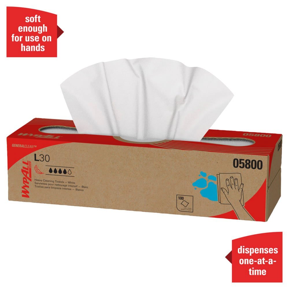 Kimberly Clark Wypall L30 Towels 800 Count - QC Supply -