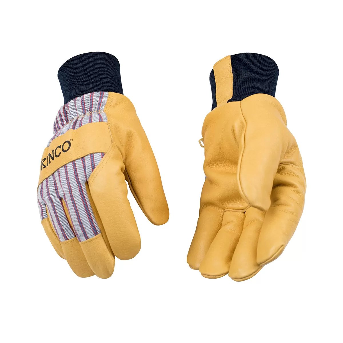 Kinco® 197KW™ Lined Grain Pigskin Gloves w/Knit Wrist - Kids - QC Supply -