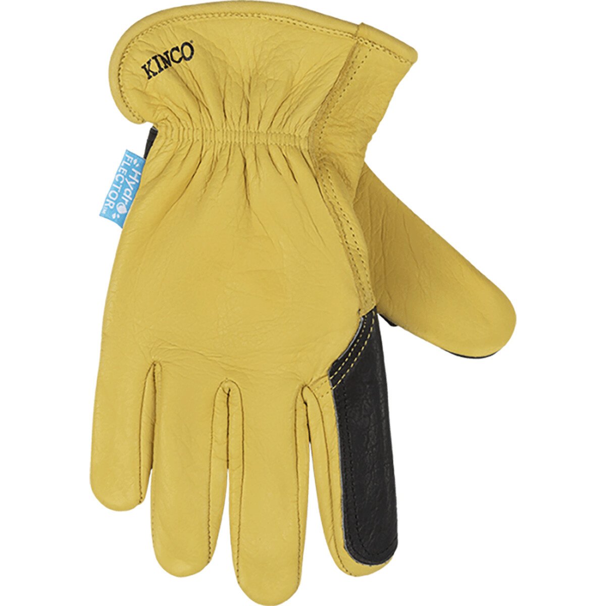 Kinco® Hydroflector™ Water - Resistant Premium Grain Buffalo Driver Gloves with Double Palm - QC Supply -