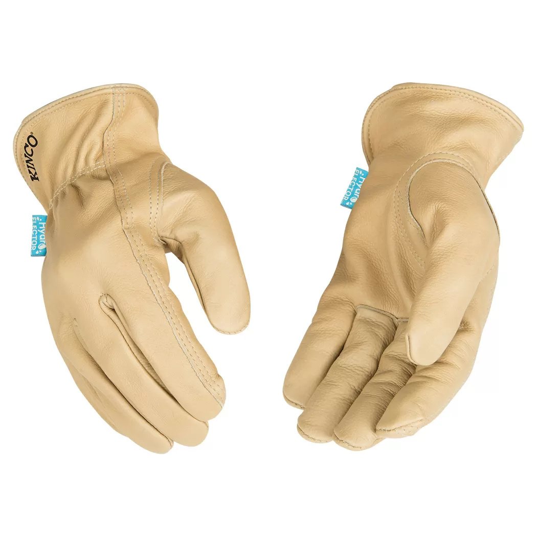 Kinco® Hydroflector™ Water - Resistant Premium Grain Cowhide Driver Gloves - QC Supply -
