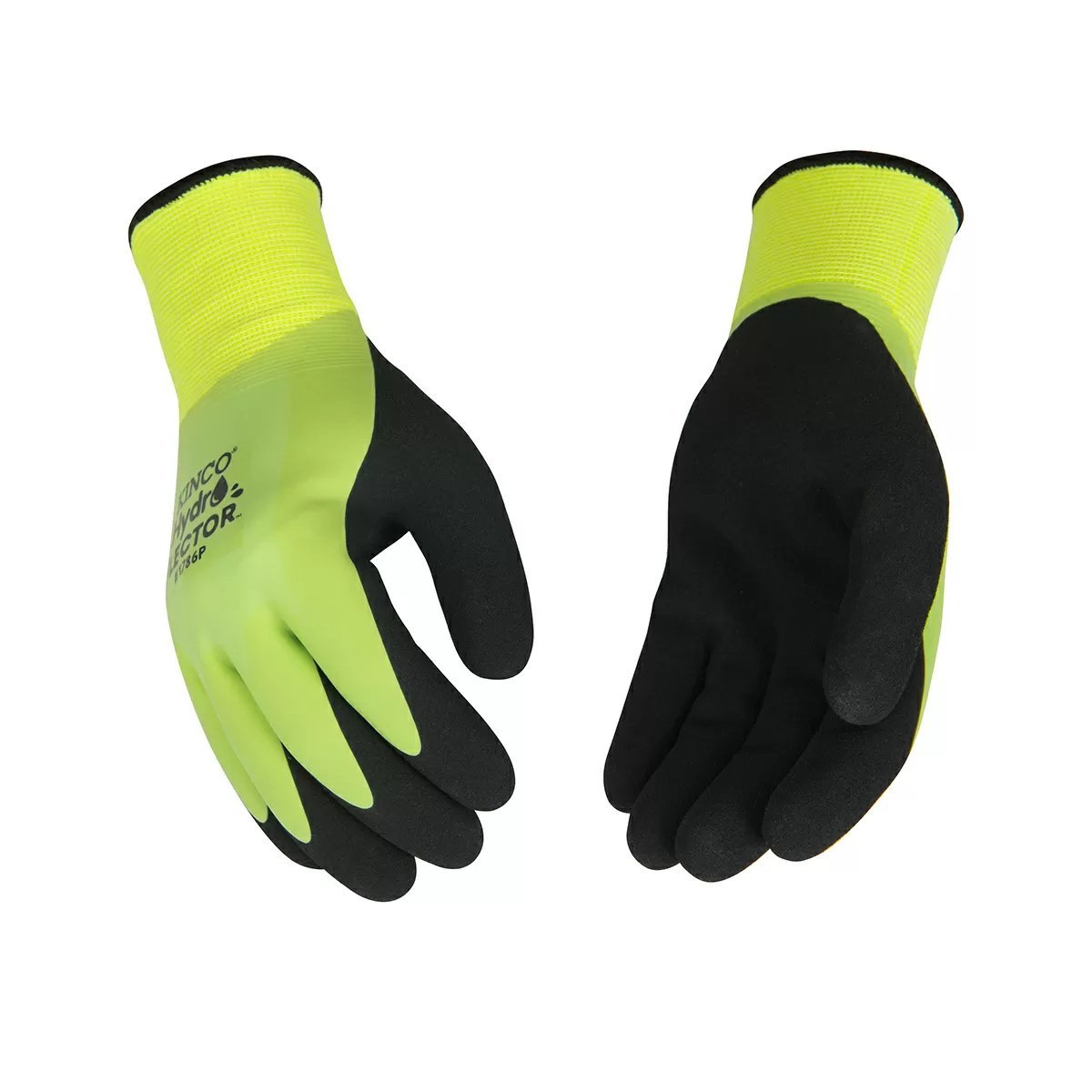 Kinco® Hydroflector™ Waterproof Hi - Vis Double Coated Palm Gloves - QC Supply -
