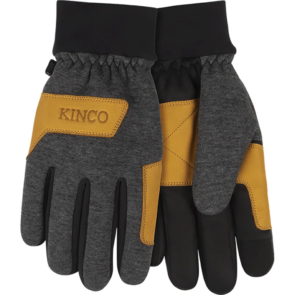 Kinco® Lined Lightweight Fleece Hybrid Gloves with Double - Palm - QC Supply -
