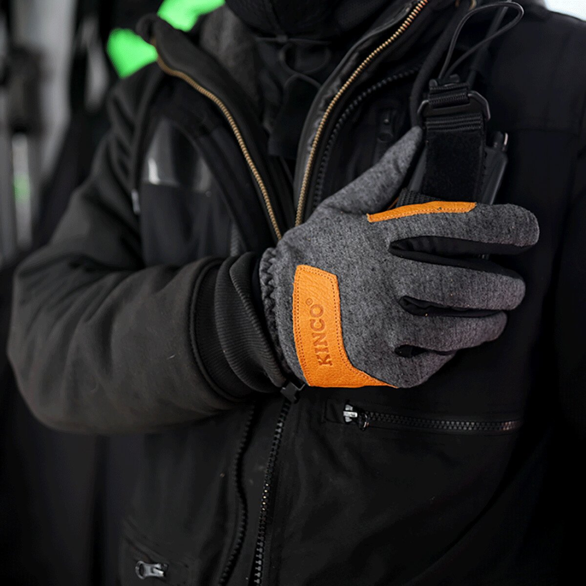 Kinco® Lined Lightweight Fleece Hybrid Gloves with Double - Palm - QC Supply -