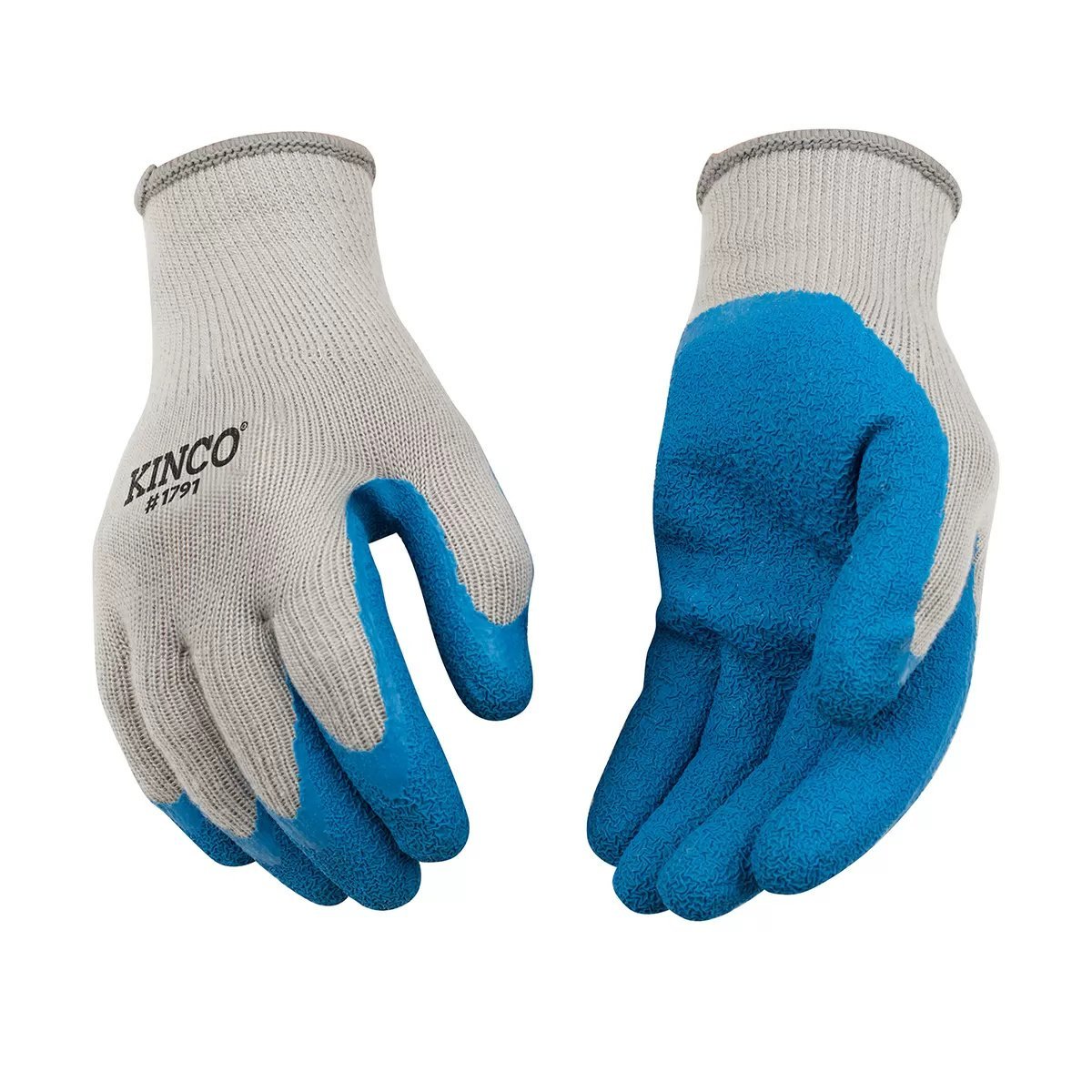 Kinco® Poly/Cotton Knit Shell w/Latex Palm Gloves - 3 Pack - QC Supply -