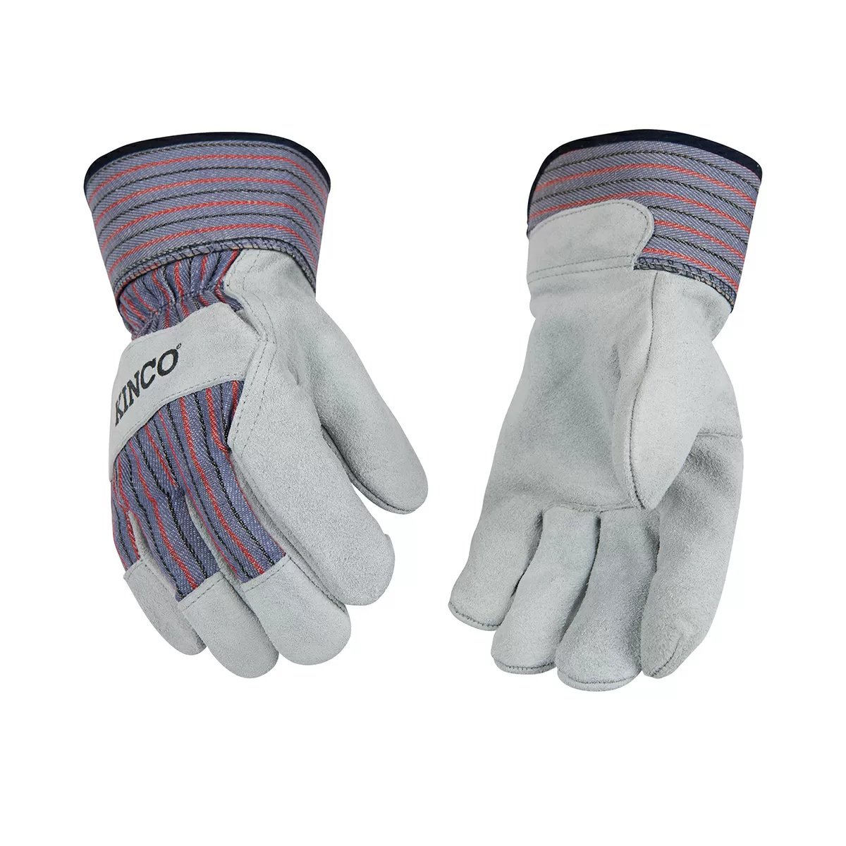 Kinco® Suede Cowhide Palm Gloves w/Safety Cuff - QC Supply -