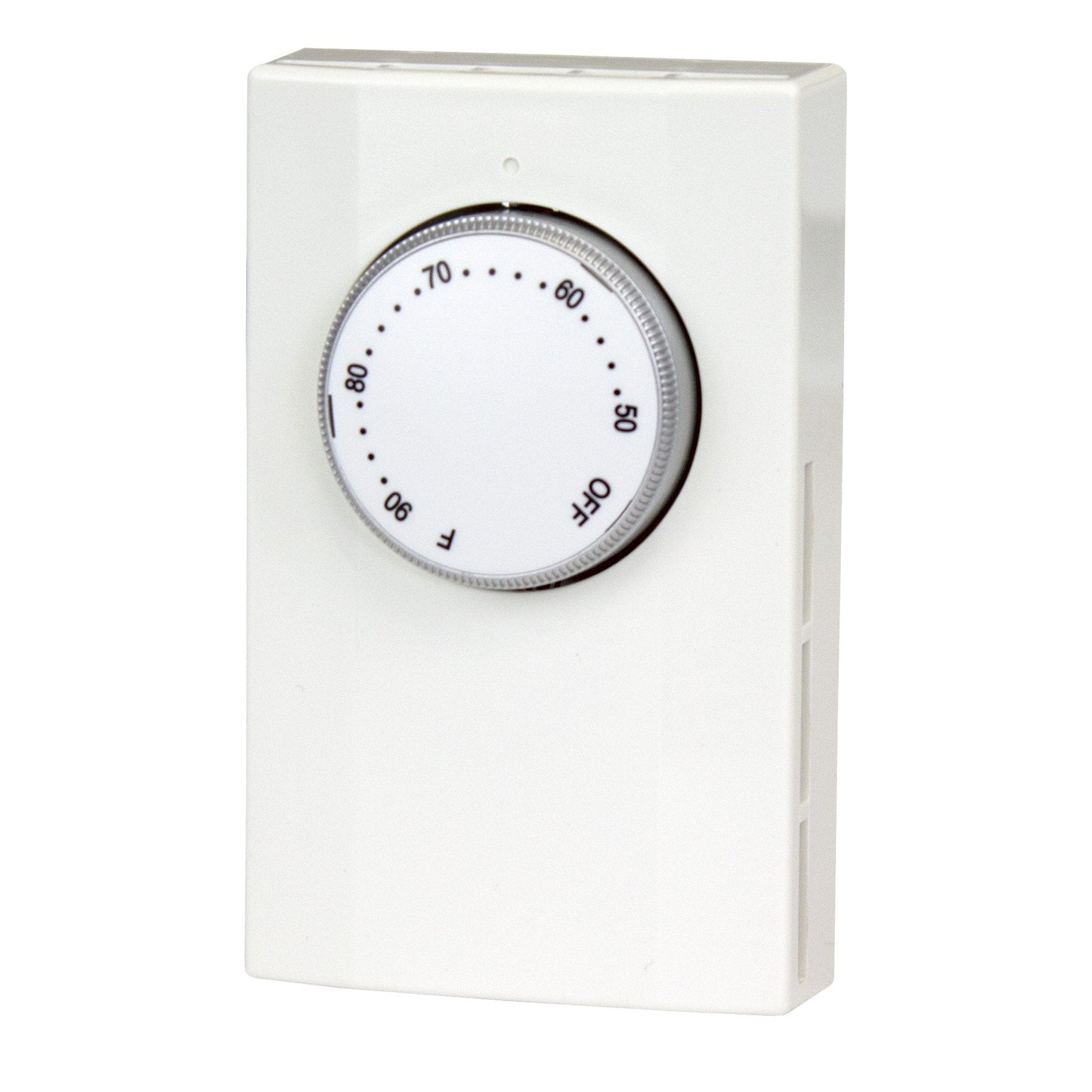 King Electric K102 Double - Pole Line Voltage Thermostat – 120/208/240/277V, 25A - White - QC Supply -