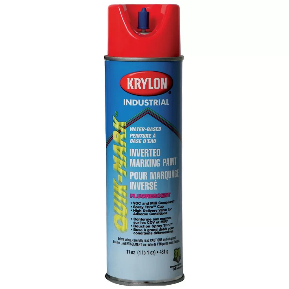 Krylon® Industrial Quik - Mark™ Water - Based Inverted Marking Paint - QC Supply -