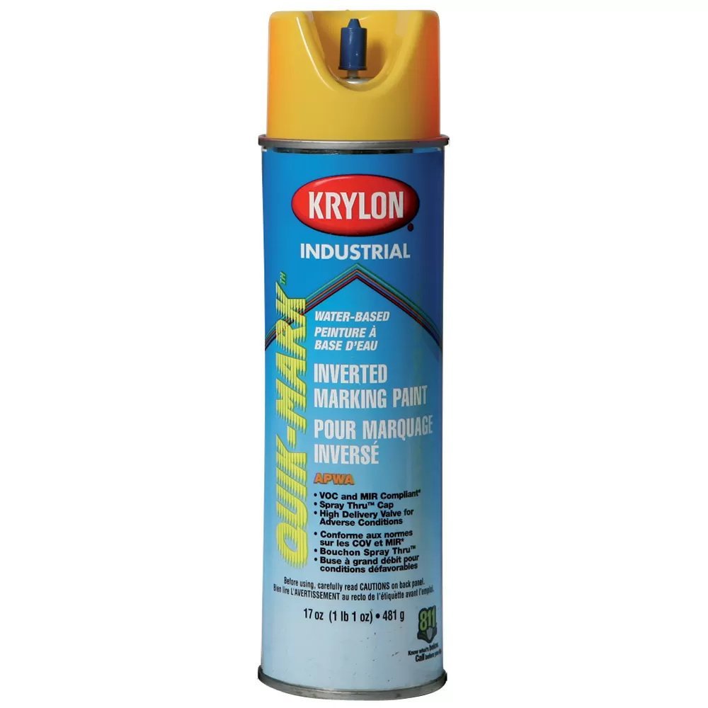 Krylon® Industrial Quik - Mark™ Water - Based Inverted Marking Paint - QC Supply -