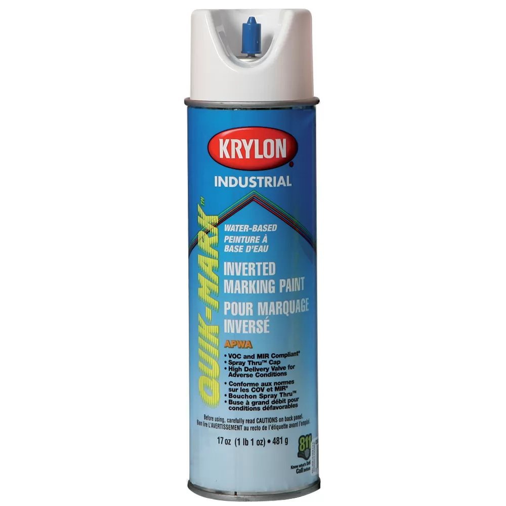 Krylon® Industrial Quik - Mark™ Water - Based Inverted Marking Paint - QC Supply -
