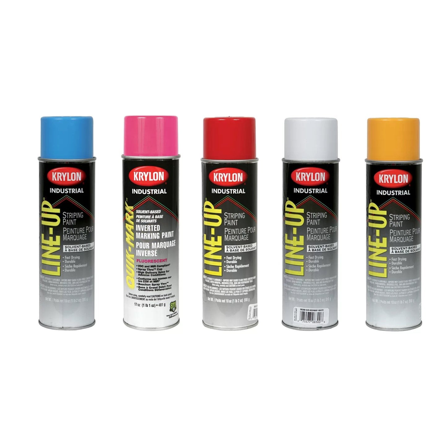 Krylon® Upside Down Solvent - Based Pavement Striping Paint - QC Supply -