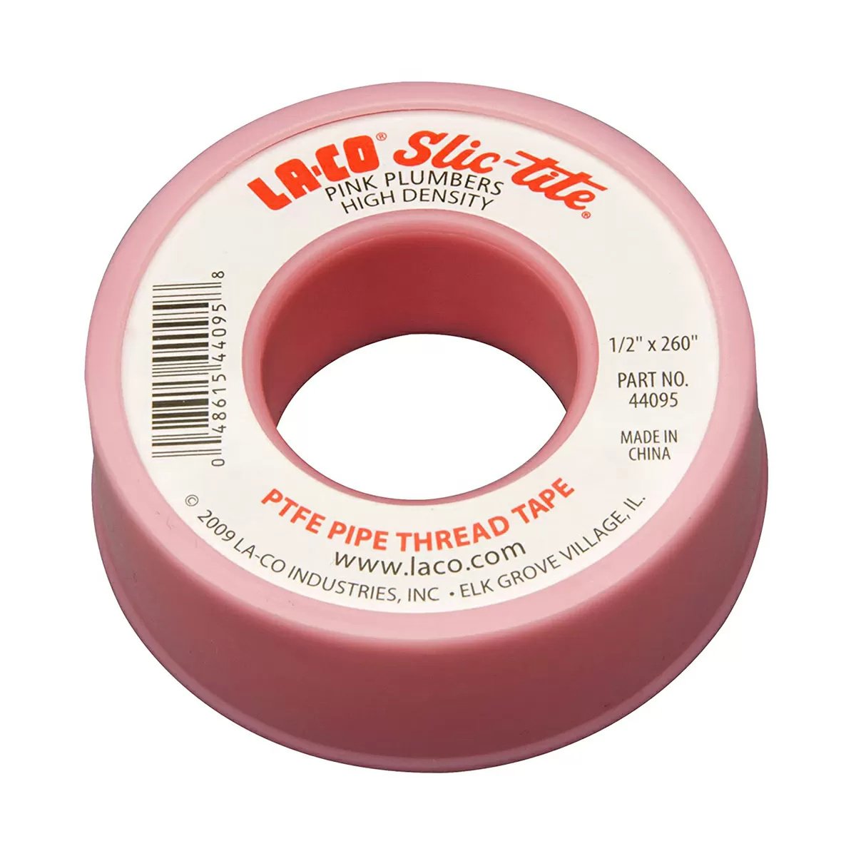 LA - CO® Slic - tite® Pink Pipe Thread 1/2" x 260" - QC Supply -