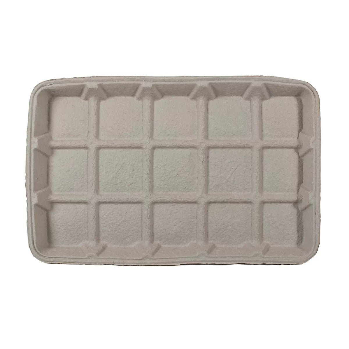 Large Paper Chick Feed Tray - Bundle of 100 - QC Supply -