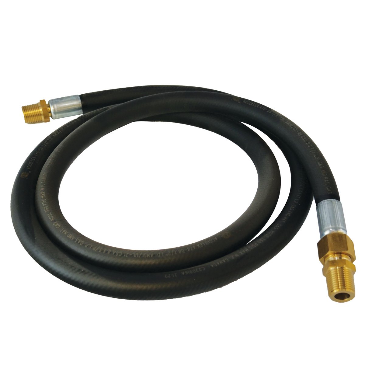 LB ® 1/2" X 6' Rigid Hose with 1/2NPT, Swivel and 1/2 Npt Adapter - QC Supply -