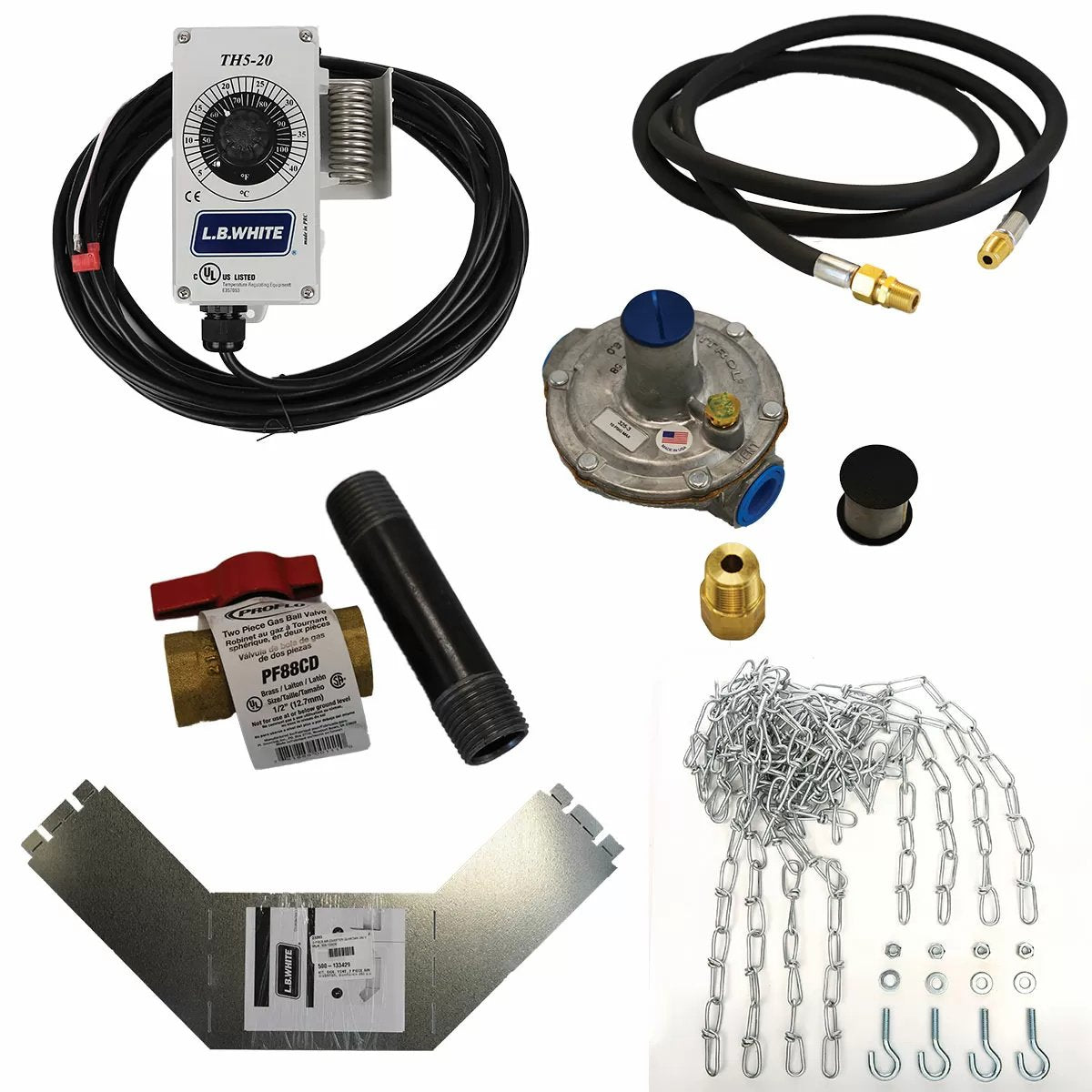 LB ® Accessory Package for Guardian™ 2.0 160 - 250,000 BTU Natural Gas Heaters - QC Supply -