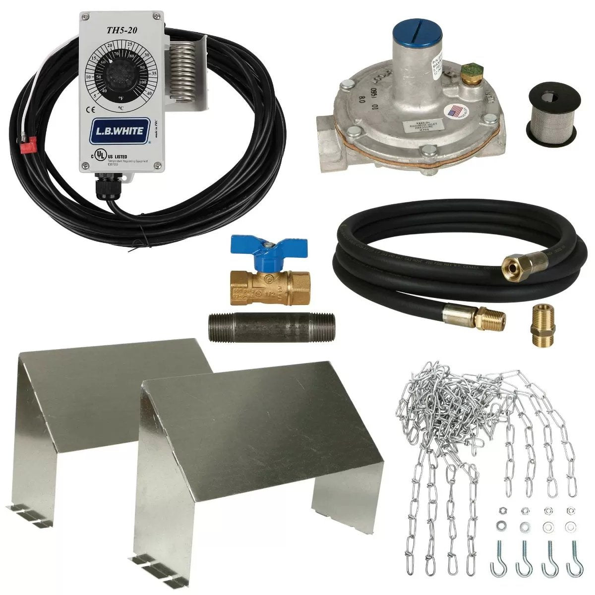 LB ® Accessory Package Guardian™ 160 - 250,000 BTU Natural Gas - Pilot Light Heater - QC Supply -