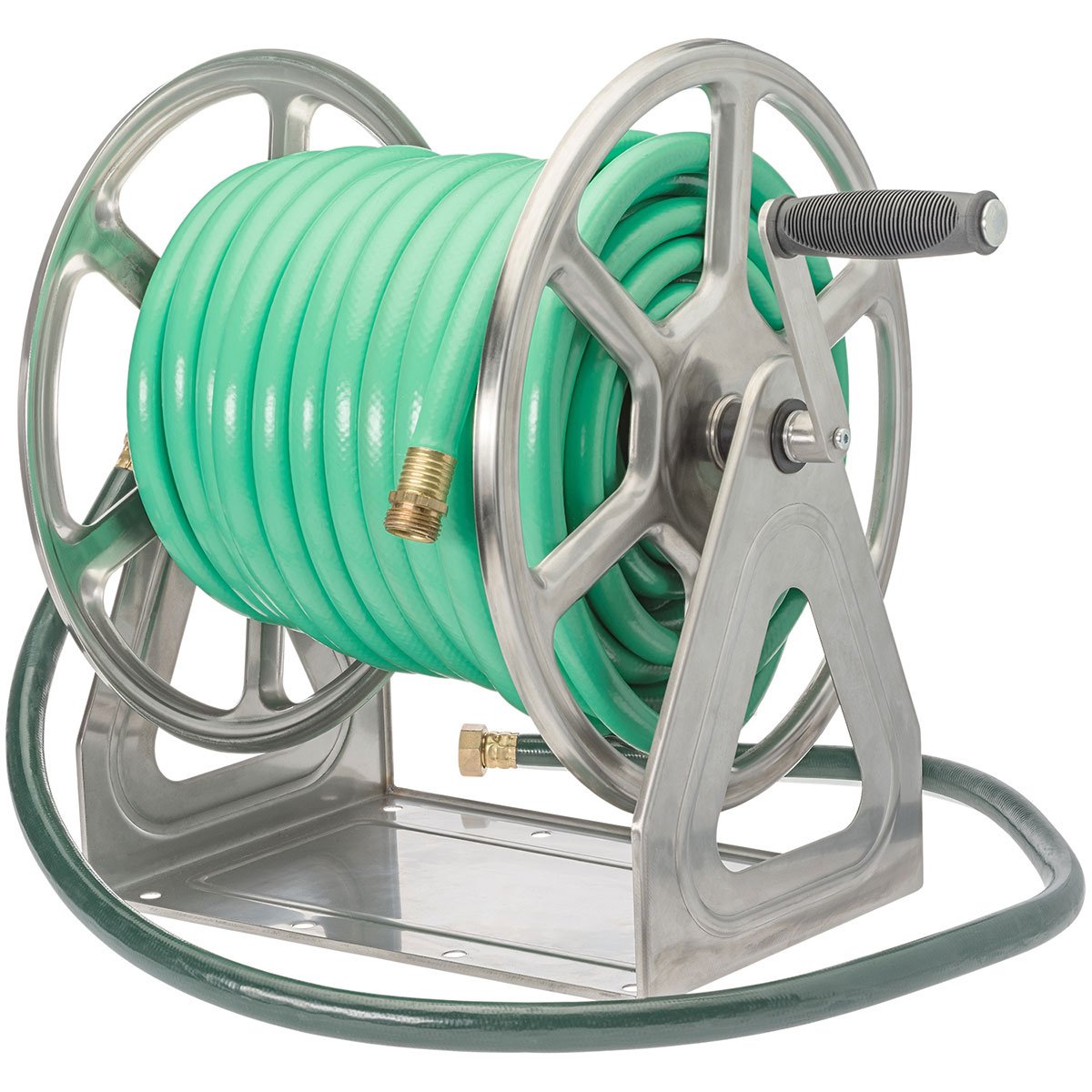 Liberty Garden Dual Mount Stainless Hose Reel - QC Supply -