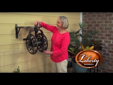 Liberty Garden Dual Mount Stainless Hose Reel - QC Supply -