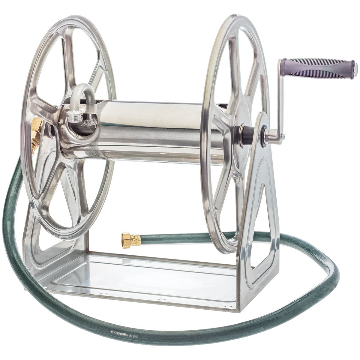 Liberty Garden Dual Mount Stainless Hose Reel - QC Supply -