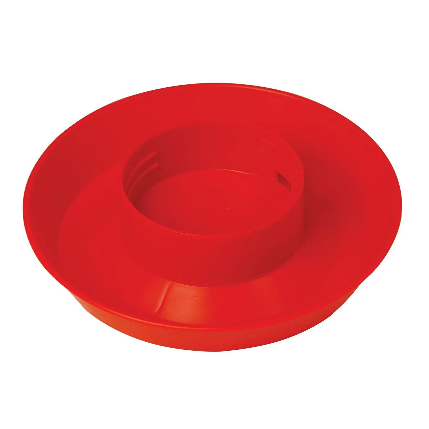 Little Giant® 1 - Quart Screw - On Red Poultry Waterer Base - QC Supply -