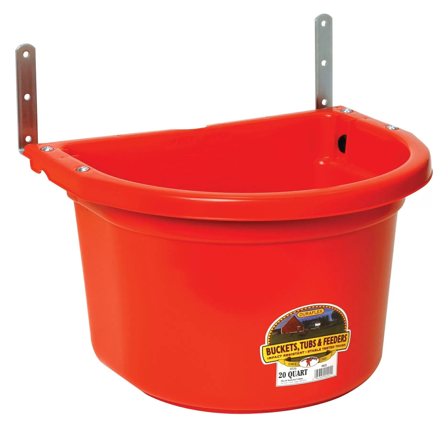 Little Giant® 20 Quart Red Fence Feeder - QC Supply -