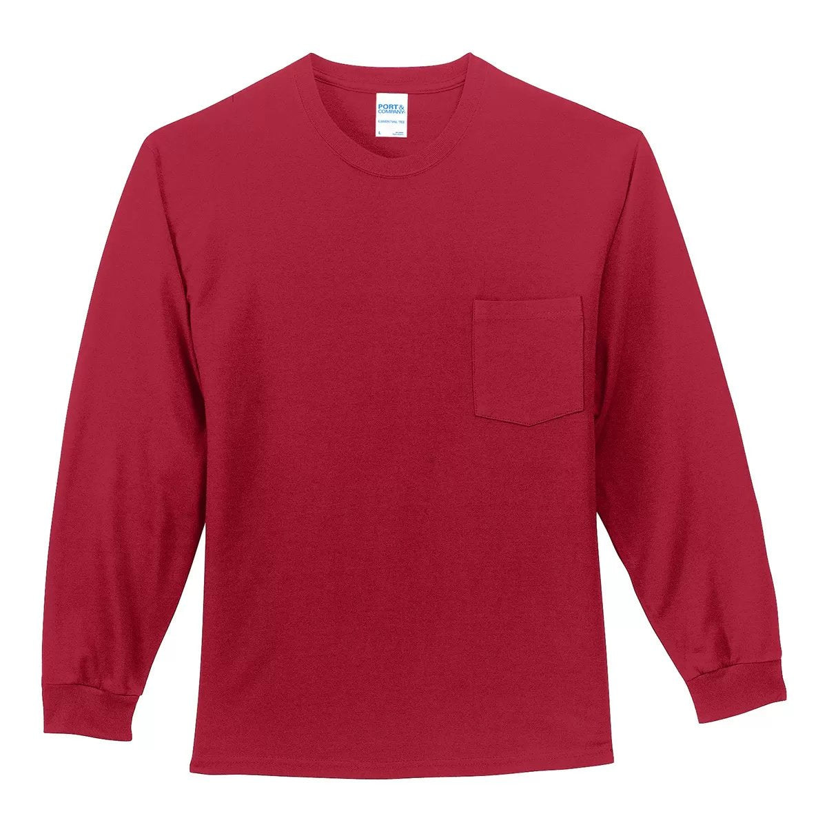 Long Sleeve Essential Pocket T-Shirt - QC Supply -