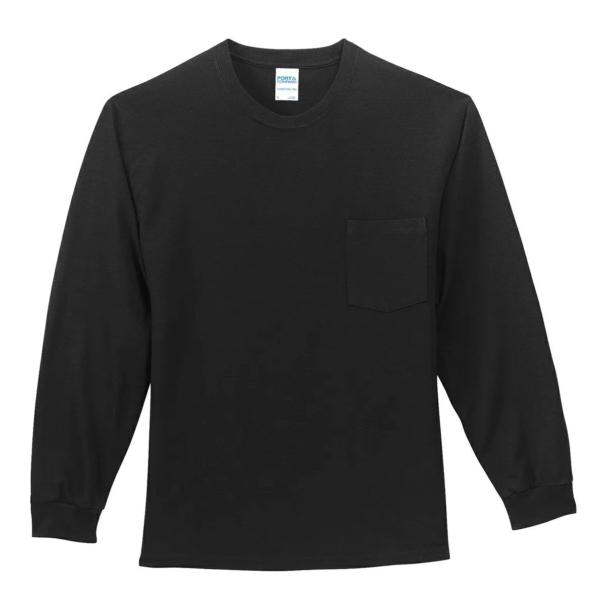 Long Sleeve Essential Pocket T-Shirt - QC Supply -