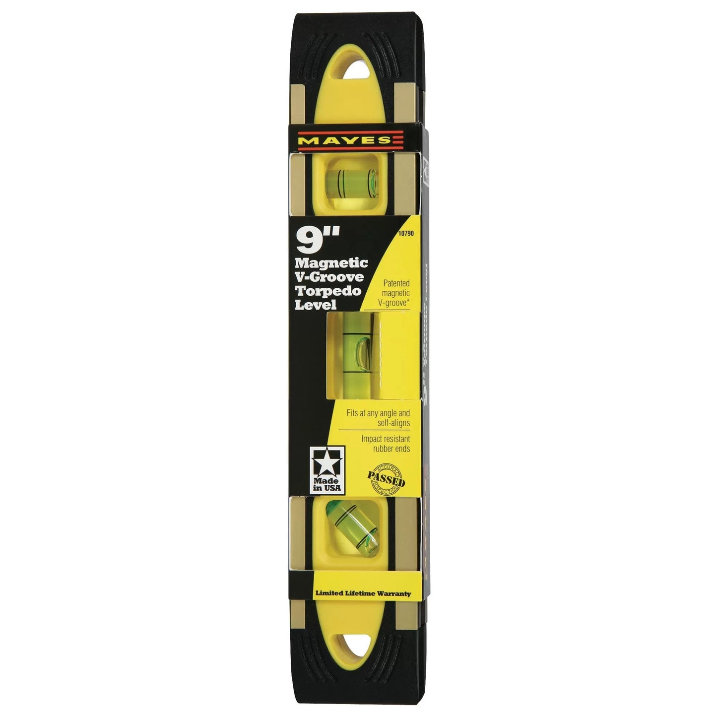 Mayes 9" Professional Aluminum Torpedo Level - QC Supply -