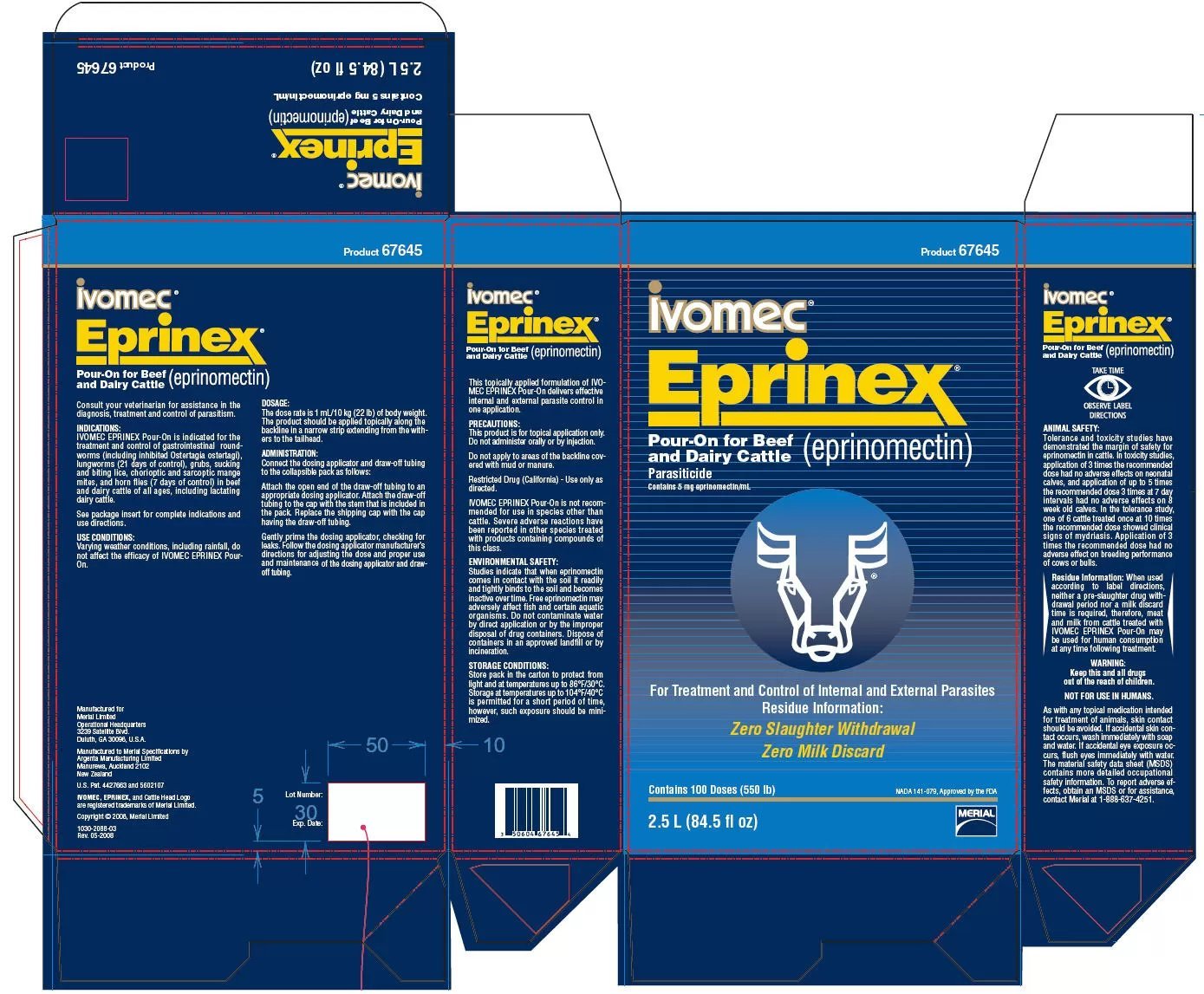 Merial Ivomec® Eprinex® PourOn - QC Supply -
