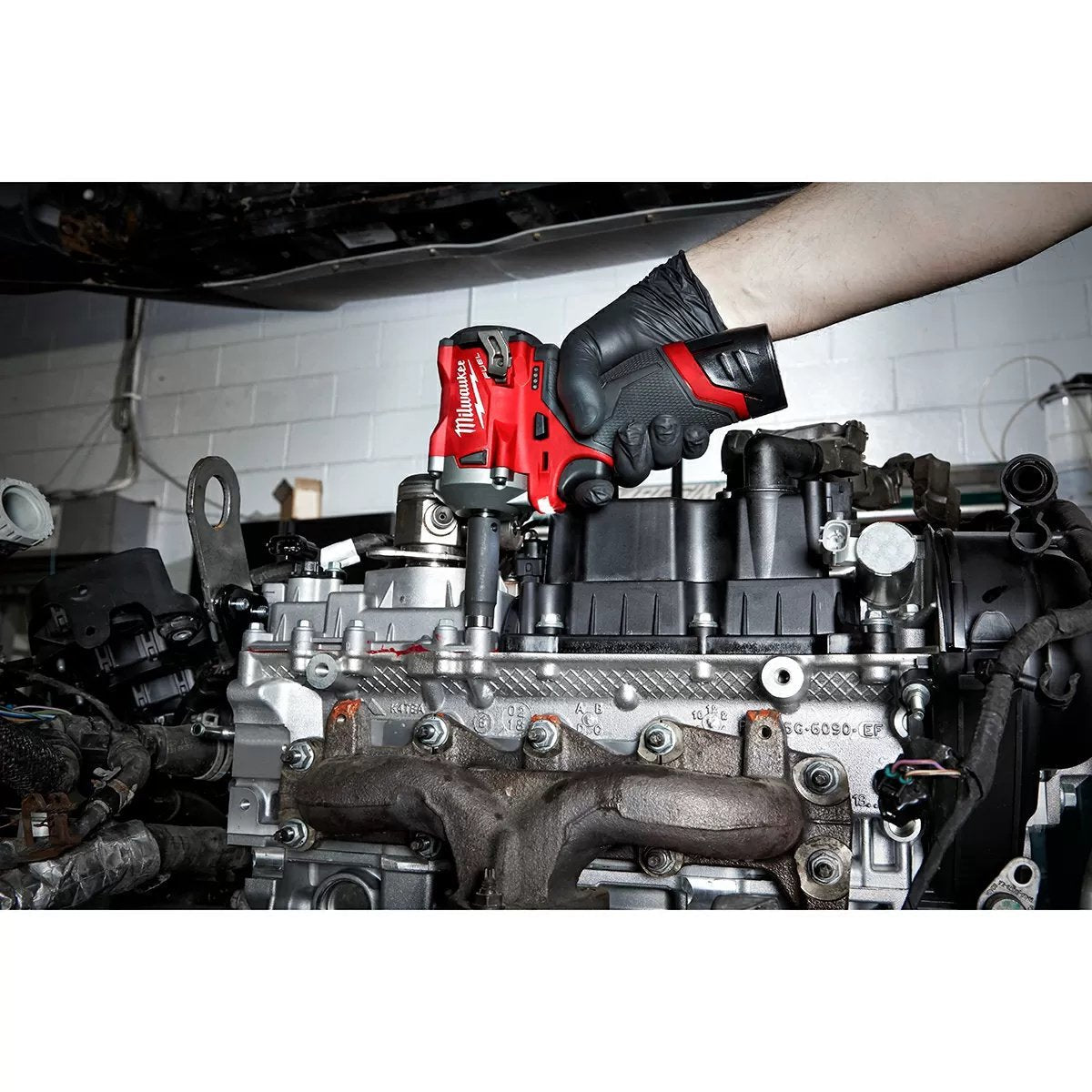 Milwaukee® Tool M12 FUEL™ 3/8" Stubby Impact Wrench - Tool ONLY - QC Supply -