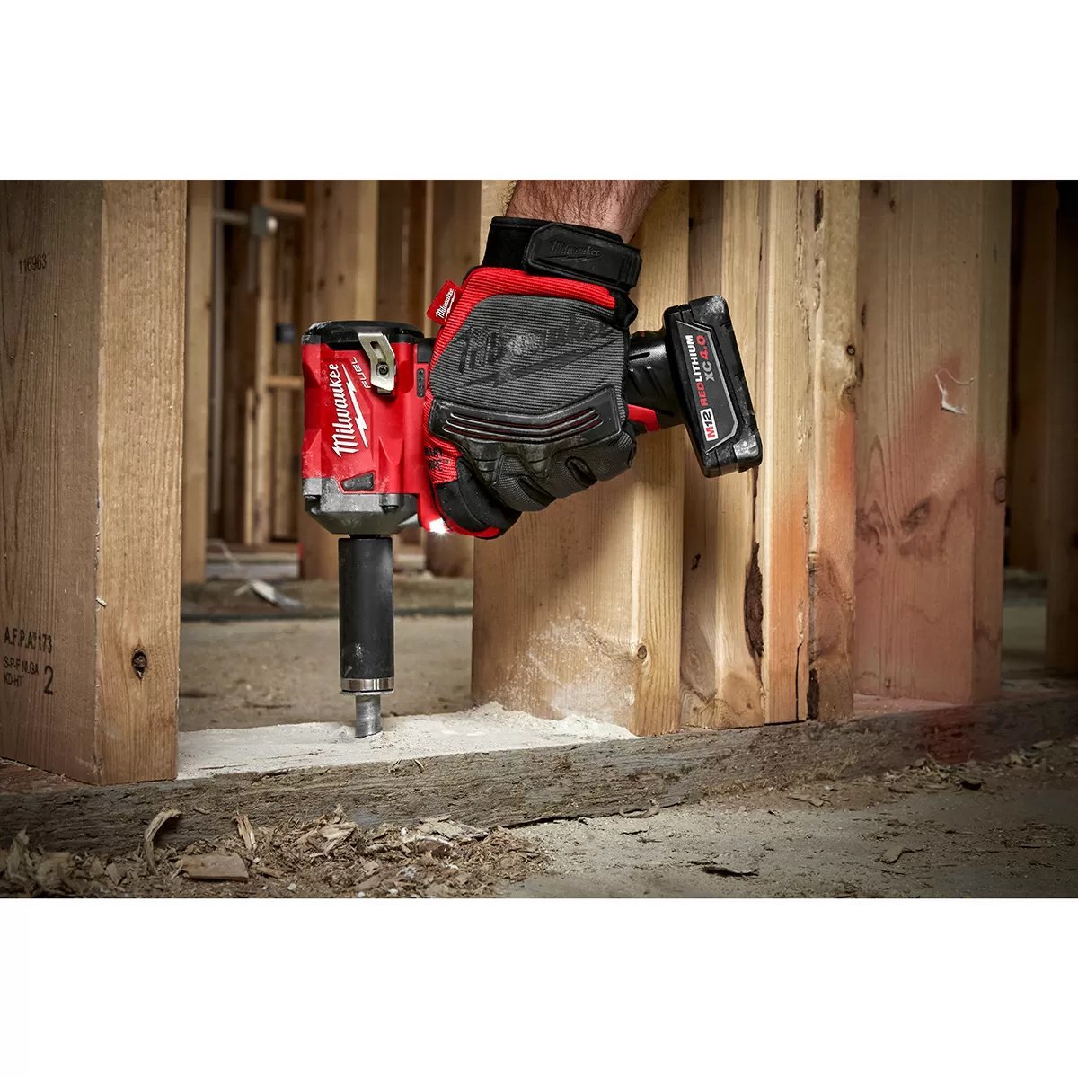 Milwaukee® Tool M12 FUEL™ 3/8" Stubby Impact Wrench - Tool ONLY - QC Supply -