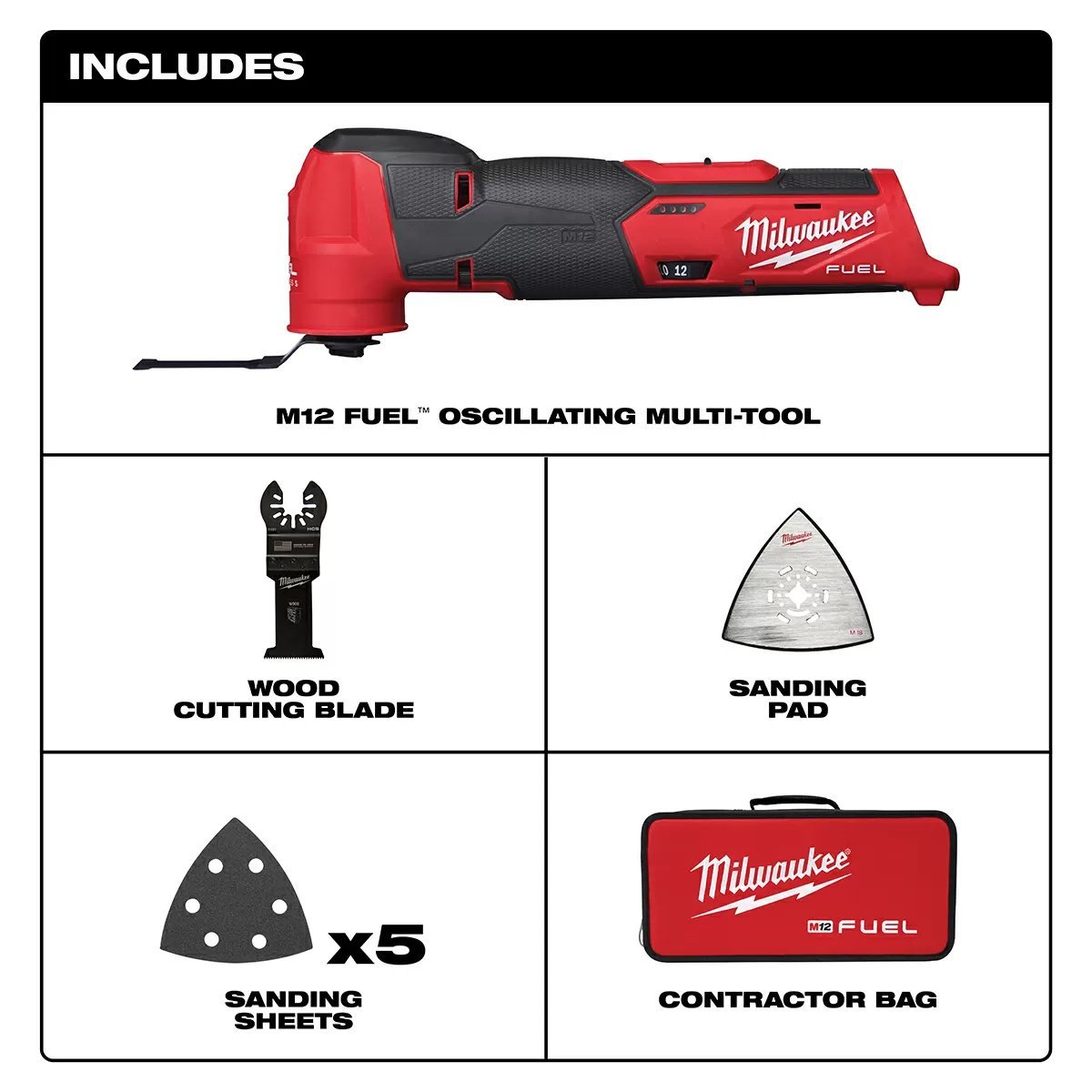 Milwaukee® Tool M12 FUEL™ Oscillating Multi - Tool - QC Supply -