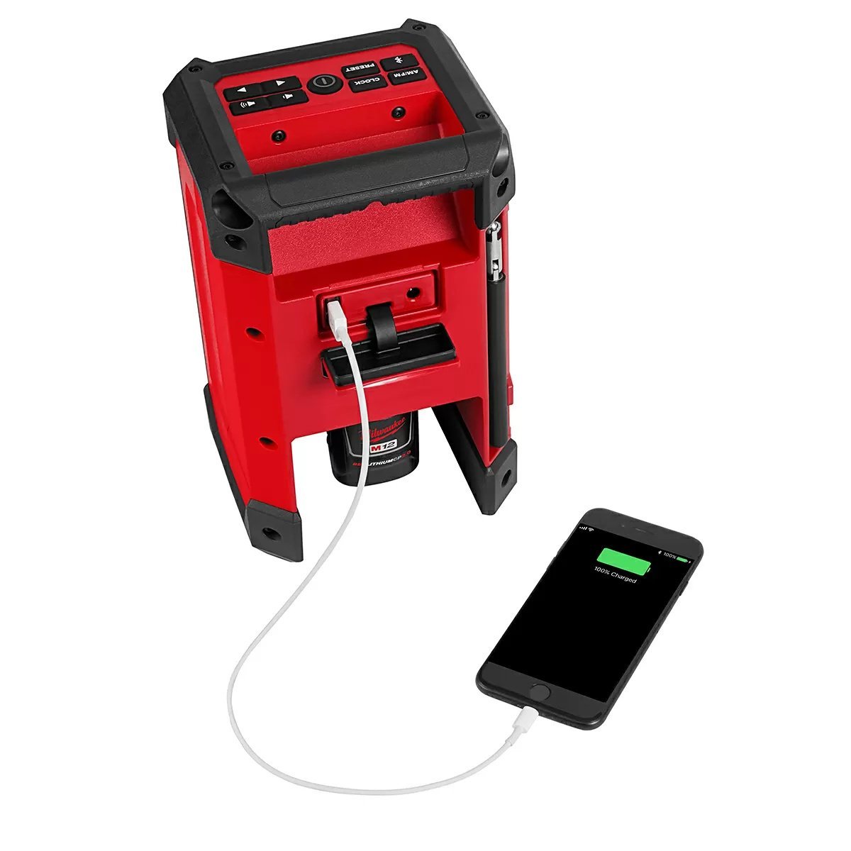 Milwaukee® Tool M12™ Radio + Charger - QC Supply -