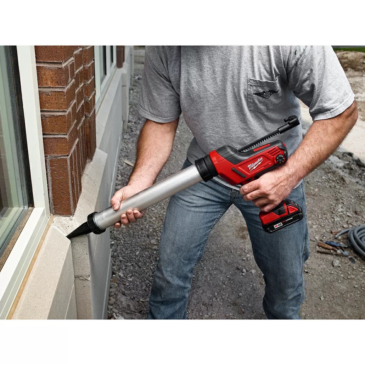 Milwaukee® Tool M18™ Cordless 10 oz Caulk & Adhesive Gun - Tool ONLY - QC Supply -