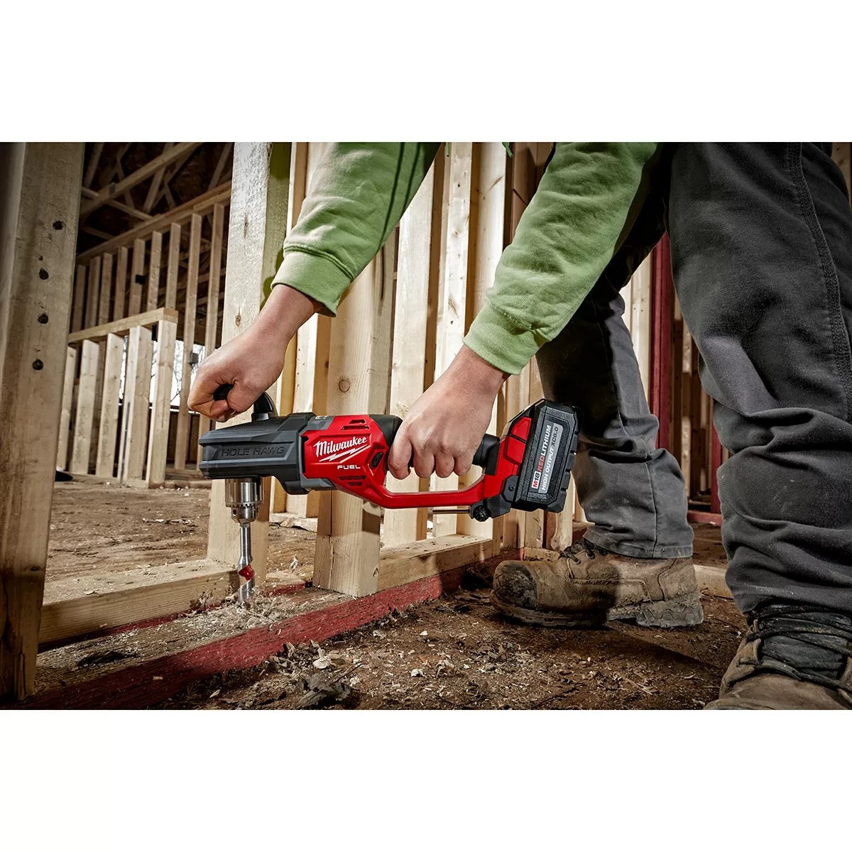 Milwaukee® Tool M18 FUEL™ HOLE HAWG® 1/2" Right Angle Drill - Tool ONLY - QC Supply -