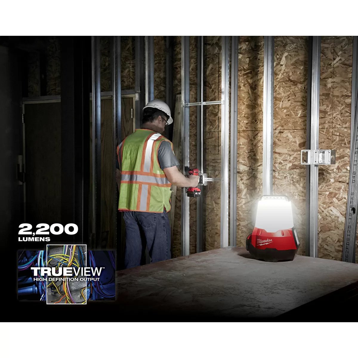 Milwaukee® Tool M18™ RADIUS™ Compact Site Light w/Flood Mode - QC Supply -