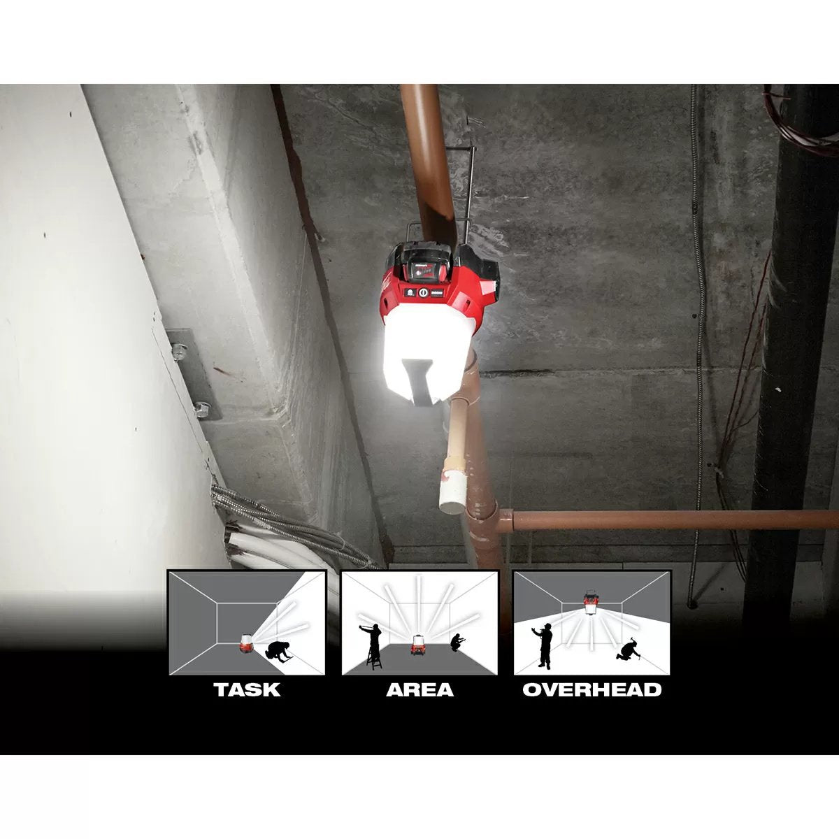 Milwaukee® Tool M18™ RADIUS™ Compact Site Light w/Flood Mode - QC Supply -