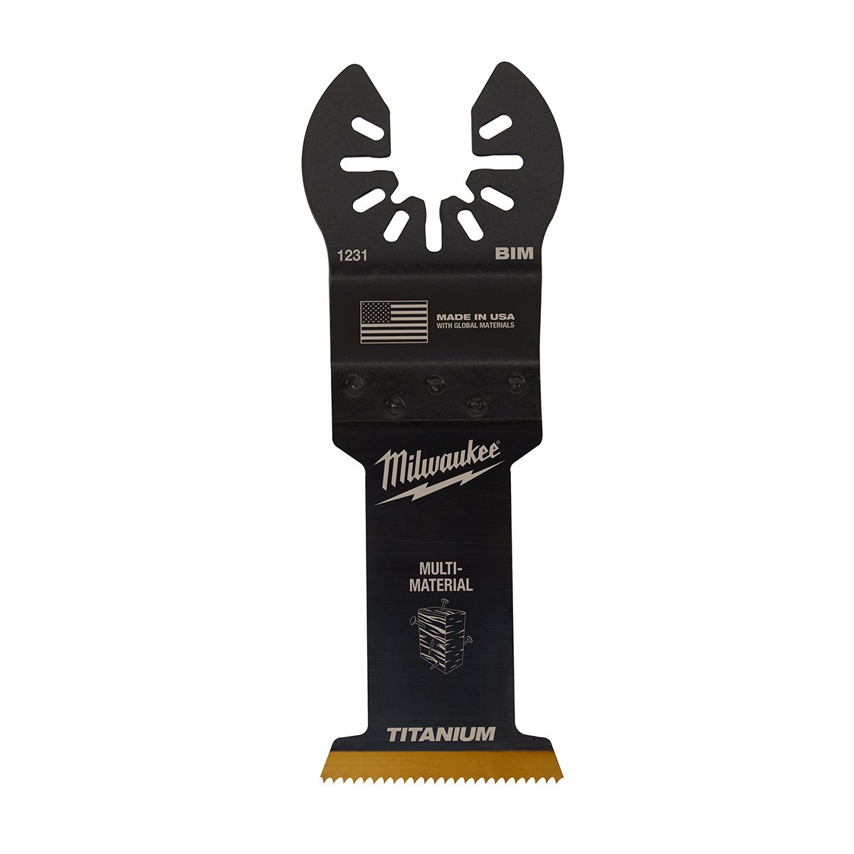 Milwaukee Tool OPEN - LOK™ Titanium Enhanced Bi - Metal Multi - Material Blade - 1 - 3/8" - 1 Pack - QC Supply -