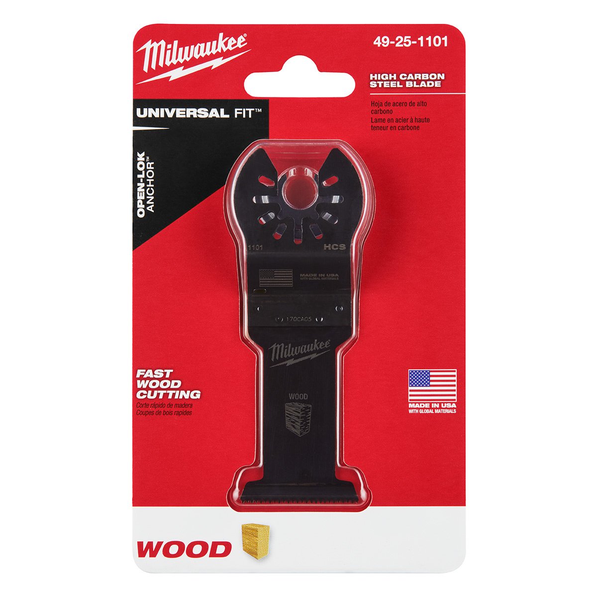 Milwaukee Tool OPENLOK™ HCS Wood Blades 13/8" - QC Supply -