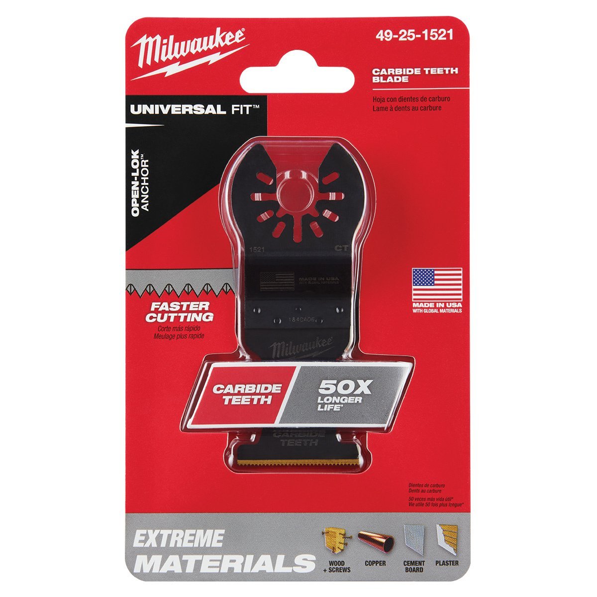 Milwaukee Tool OPENLOK Titanium Enhanced Carbide Teeth MultiMaterial Blades 1 3/8" - QC Supply -