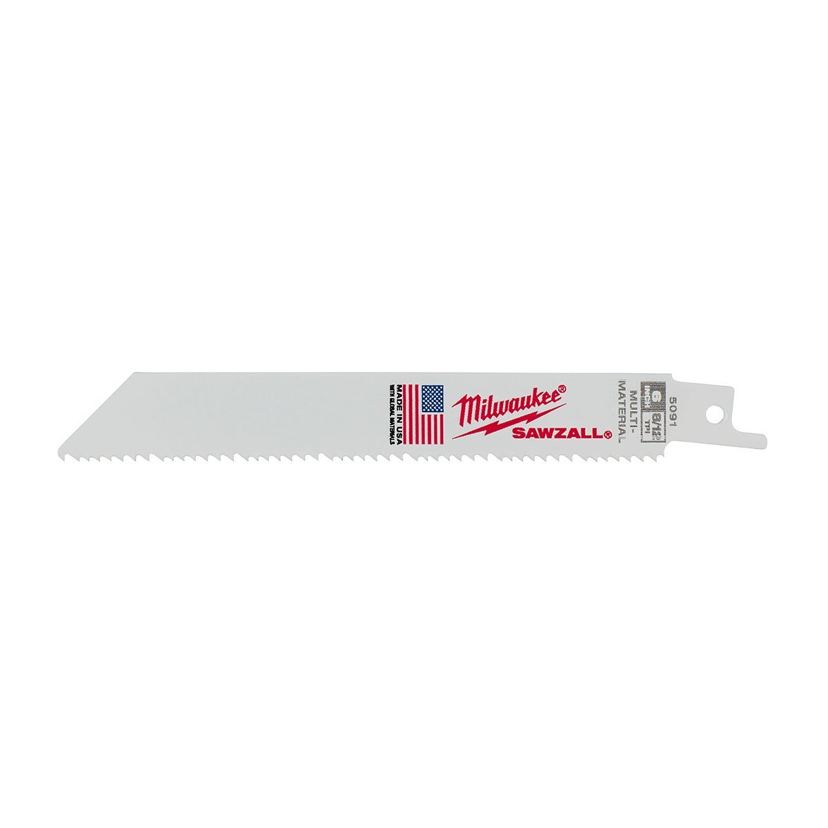 Milwaukee Tool Sawzall Blade - 6" 8/12 TPI - 5Pk - QC Supply -