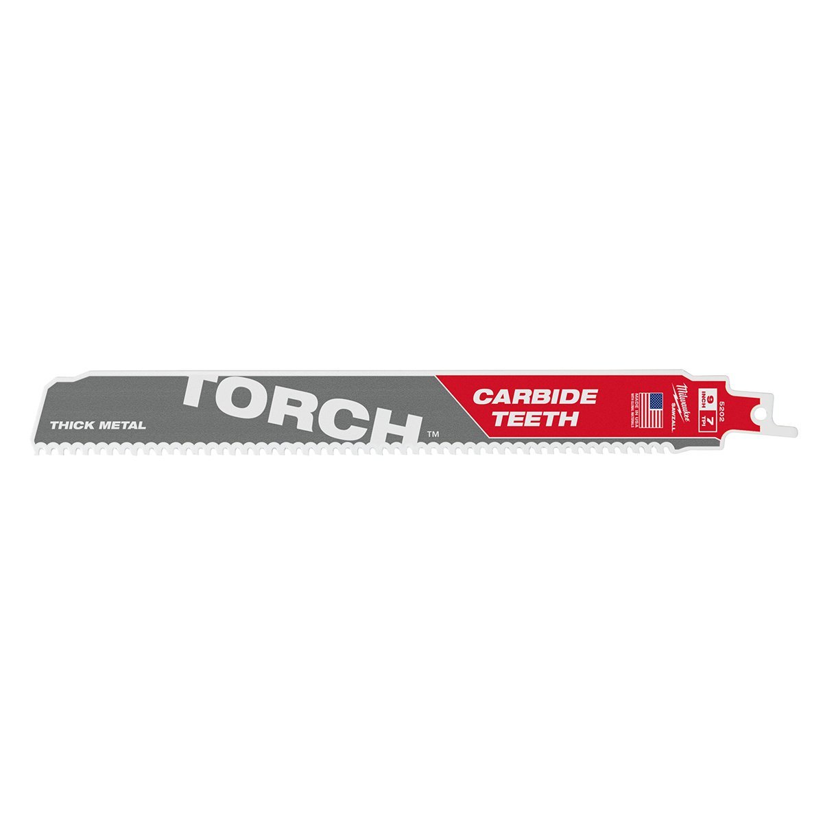Milwaukee Tool SAWZALL® The TORCH™ Carbide Blade - 9" 7 TPI - 1 Pack - QC Supply -