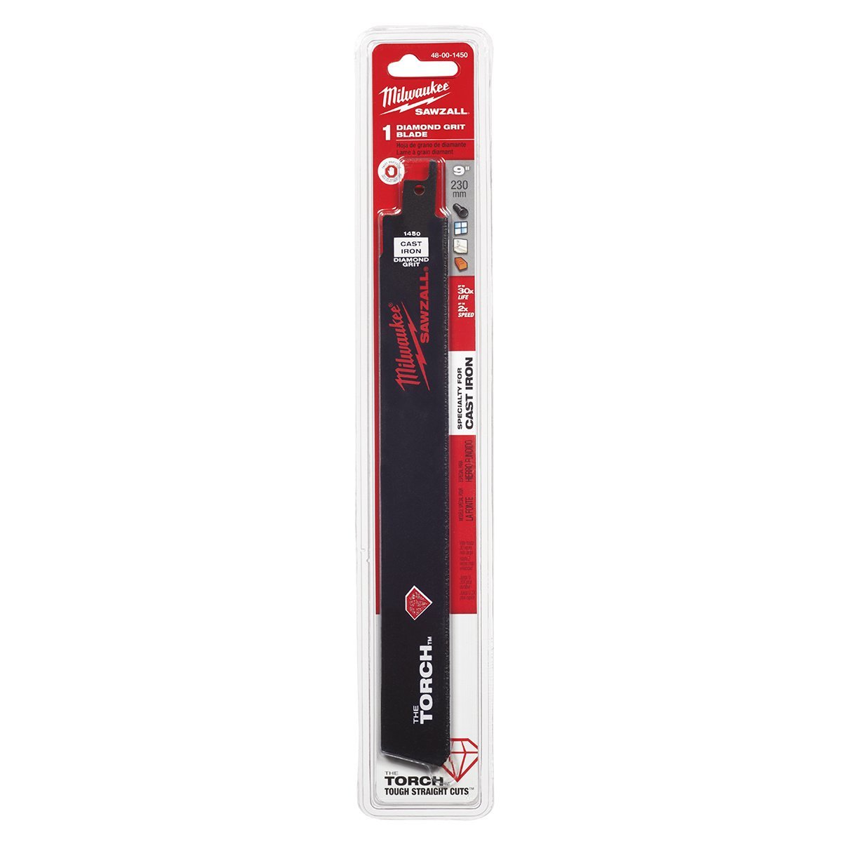 Milwaukee Tool SAWZALL™ THE TORCH™ Diamond Grit Blade - 9" - QC Supply -