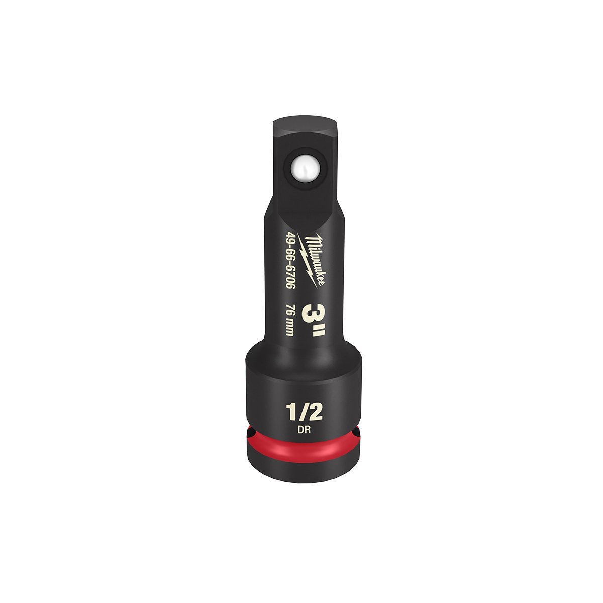 Milwaukee Tool Shockwave Impact Duty 1/2" Drive Extension - 3" - QC Supply -